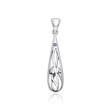 Art Deco Silver Pendant TPD444 - Jewelry